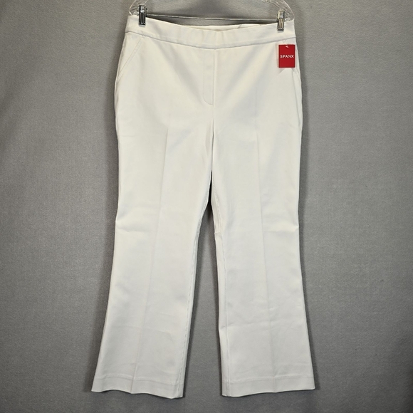 Spanx White Kick Flare Pull On Slimming Pant Size XL - Picture 1 of 15